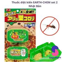 Thuốc diệt kiến EARTH-CHEM set 2 Nhật Bản